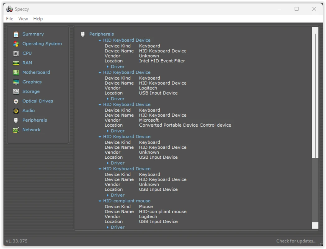 Speccy screenshots 6